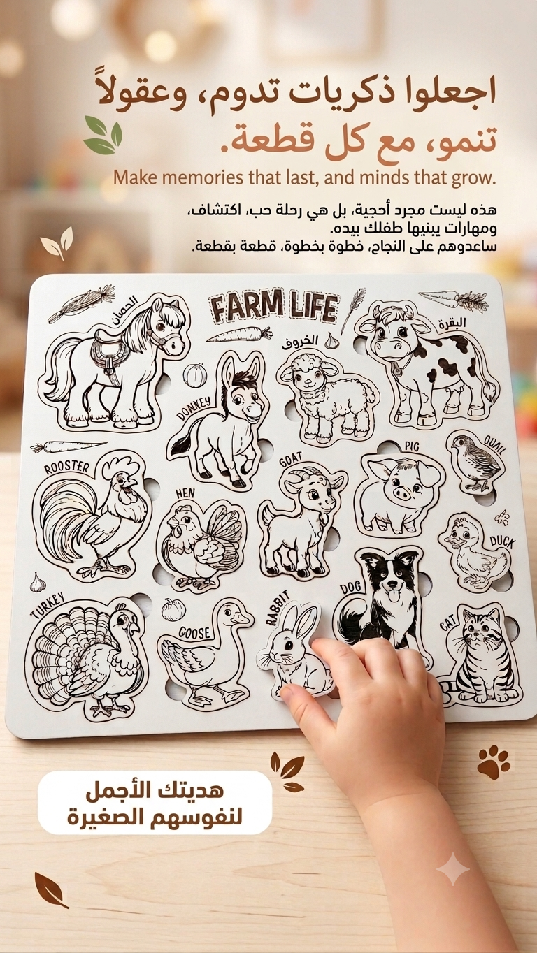 بازل تلبيس الطفل