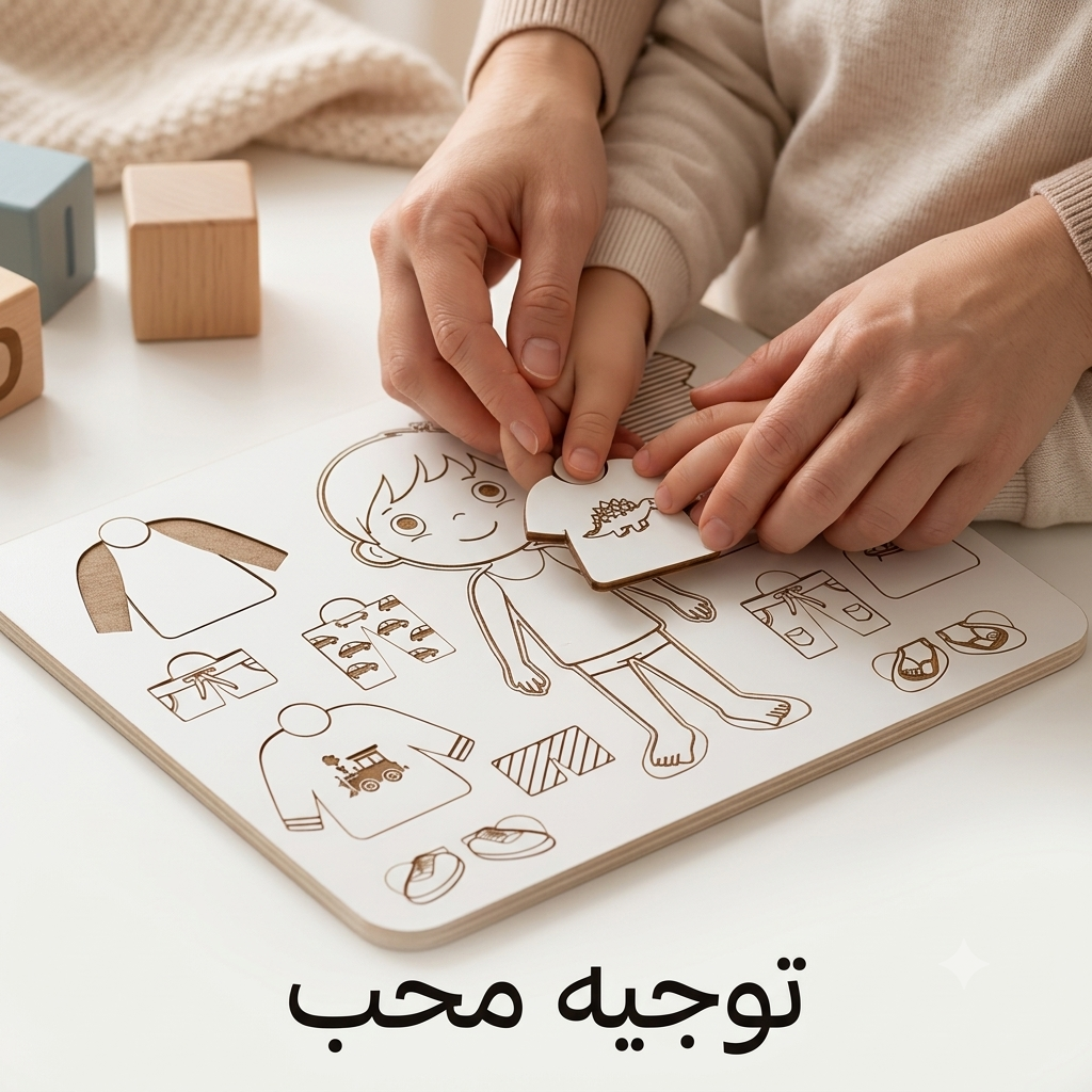 بازل تلبيس الطفل