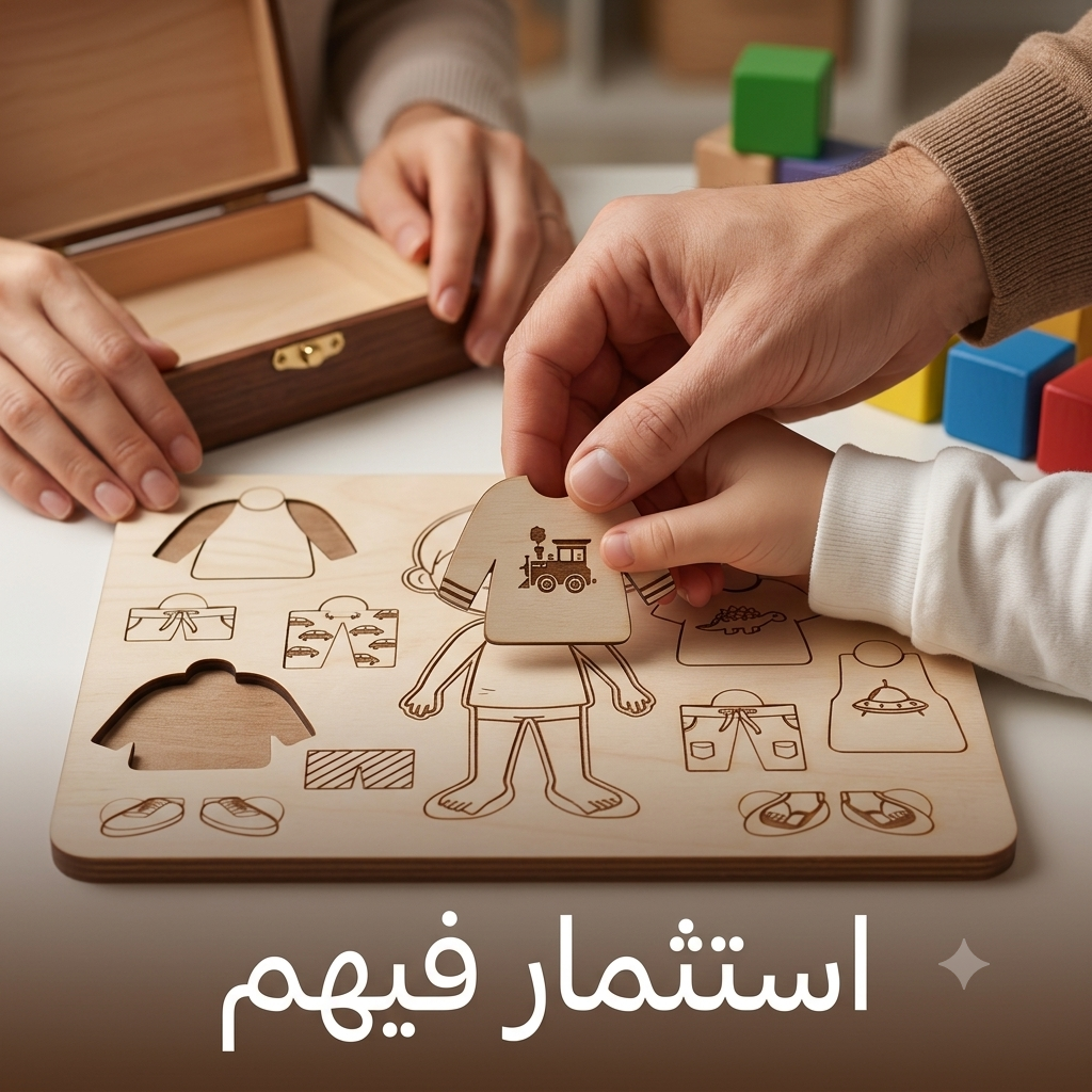 بازل تلبيس الطفل